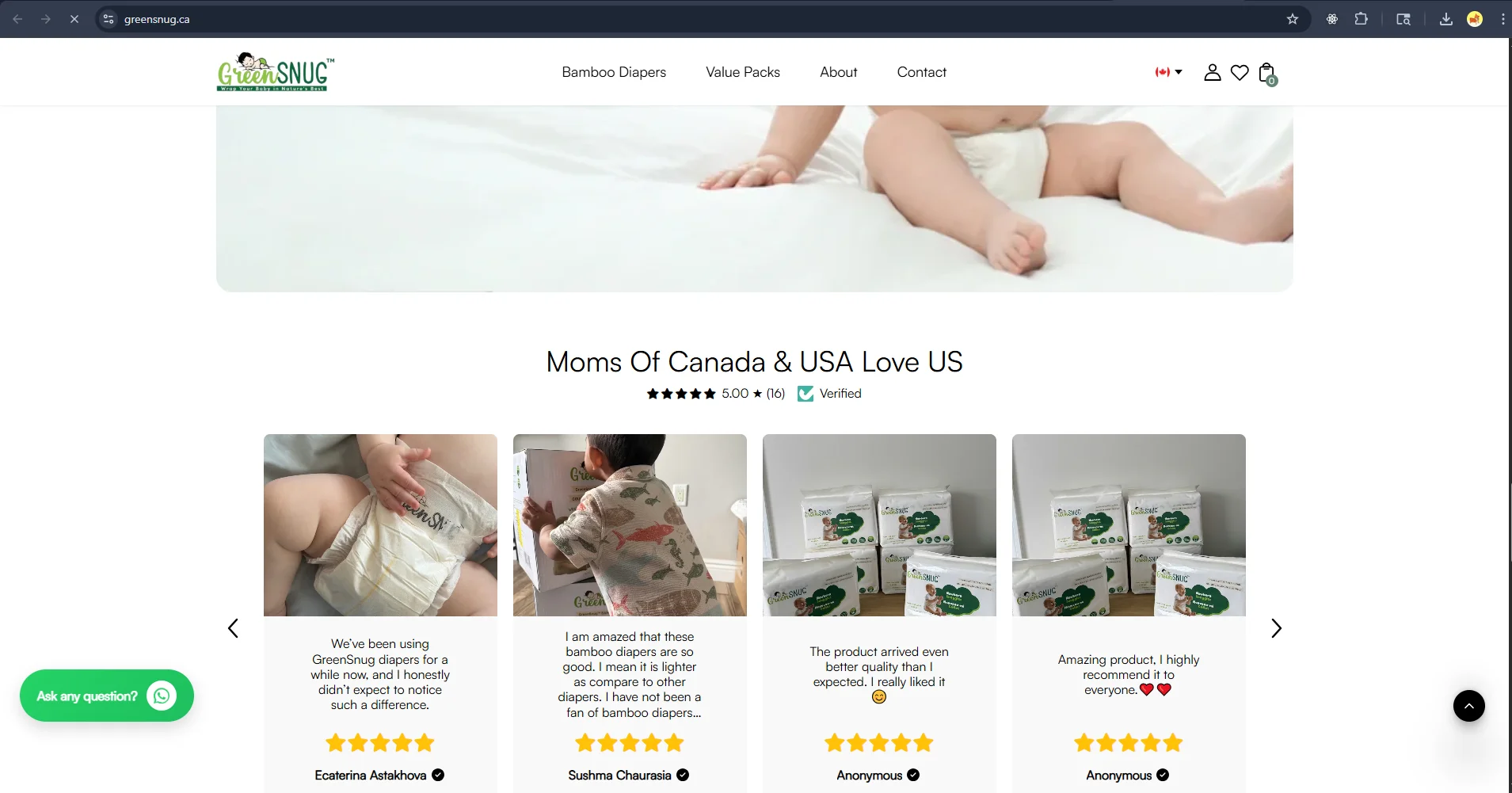 GreenSnug – Eco-Friendly Diaper Platform